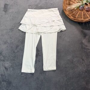 Lucky in Love Cream Skirt Leggings